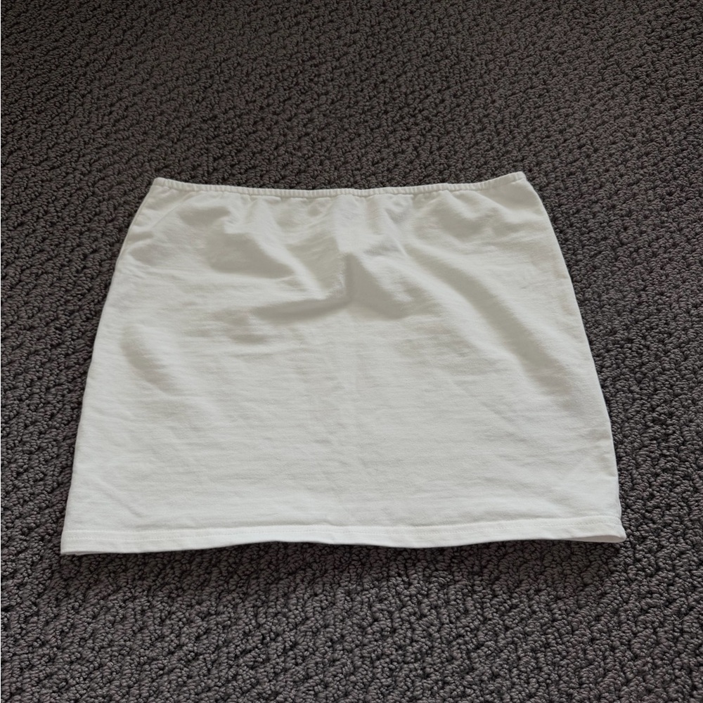 Edikted Mini Skirt - White